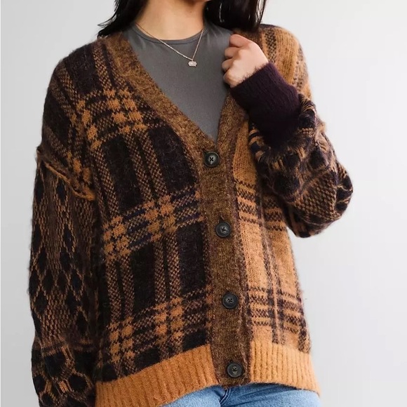 NEW Free People Sepia Cardigan Sweater - Picture 15 of 15